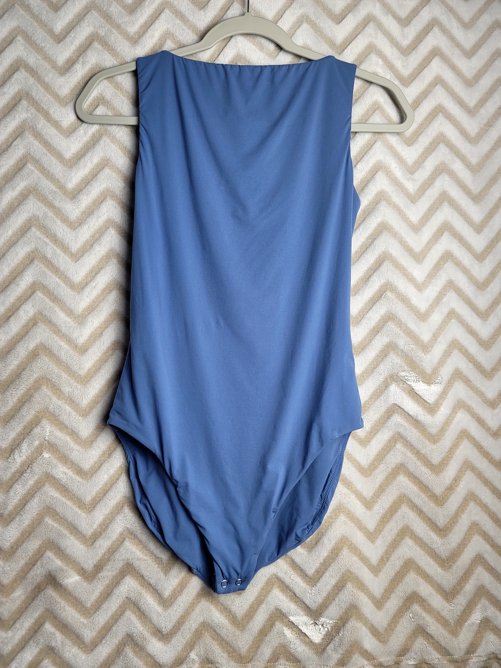 Auden Blue Sleeveless Bodysuit